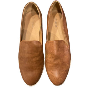 Indigo Rd Women's Irhani Vegan Faux Leather Slip On Shoes Flat Loafers Brown 10M